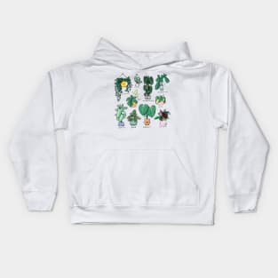 Philodendron Family Kids Hoodie